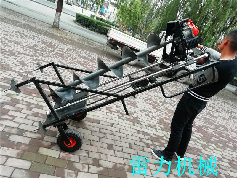 手推架子式電線桿打坑機
